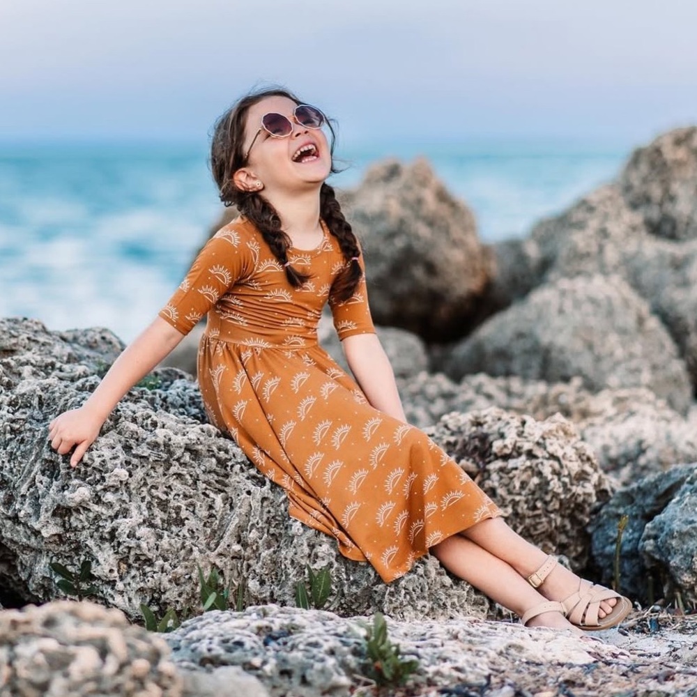 Millie & Roo Bamboo Twirl Dress